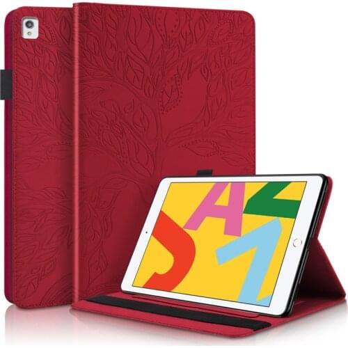 3D Tree Embossed for iPad 8th 7th Generation Case Tablet Cover Funda for iPad 8 7 10 2 Case 2019 2020 A2270 A2428 A2429 A2200