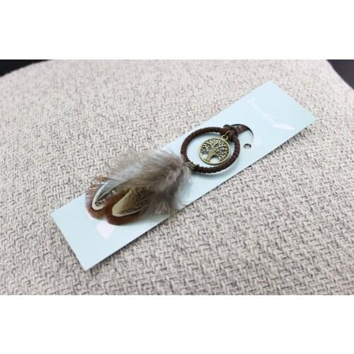 Tree of Life Dream Catcher Keyring Keychain Pendant Purse Bag Car Hangings