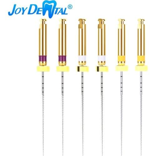 6Pcs/Box Dental Endo File 25mm Engine Use Nickel Titanium Alloy Root Canal Instrument