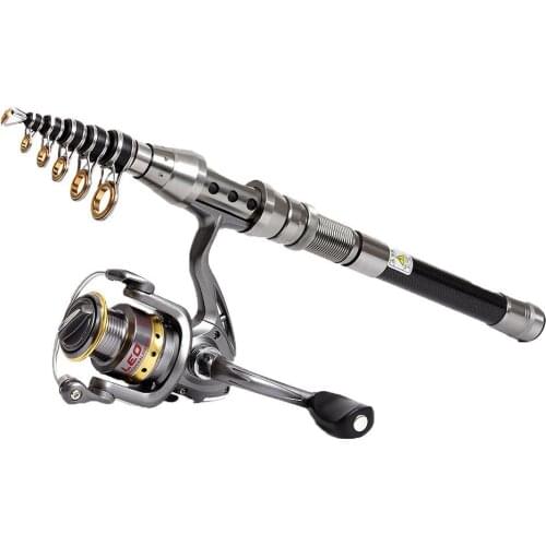 1.5/1.8m High Carbon Fiber Lightweight Telescopic Casting River Sea Fishing Rod