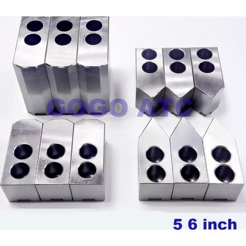 Oil soft pressure claw oil pressure hydraulic raw claw chuck three strong raw claw 4 5 6 inch Machine tool Cylinder accessories