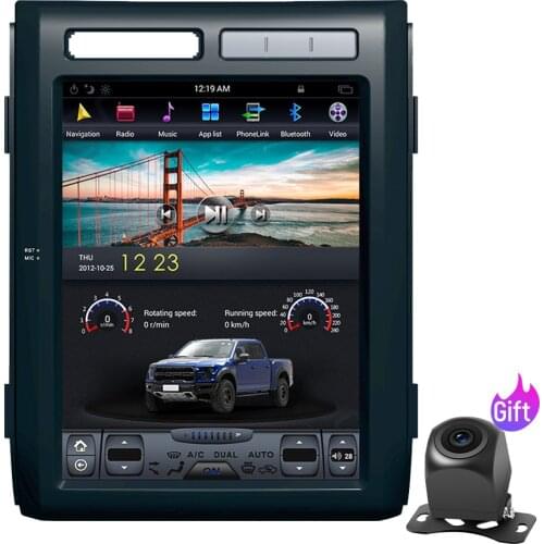 12.1'' Tesla Style Android 9 Multimedia Car radio For Ford F150 2009 -2013 PX6 4+64G GPS Navigation Stereo Car player Auto Radio