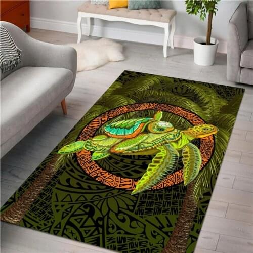 Bohemian Psychedelic Turtle Tiger Floor Mat Door Mat Anti-slip Mat Carpet Bedroom Living Room Home Decoration