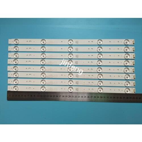 TV Lamp LED Backlight Strips For Telefunken TF-LED43S27T2 Bar line Kit LED Band Array 5800-W43001-5P00 VER02.00 5800-W43001-3P00