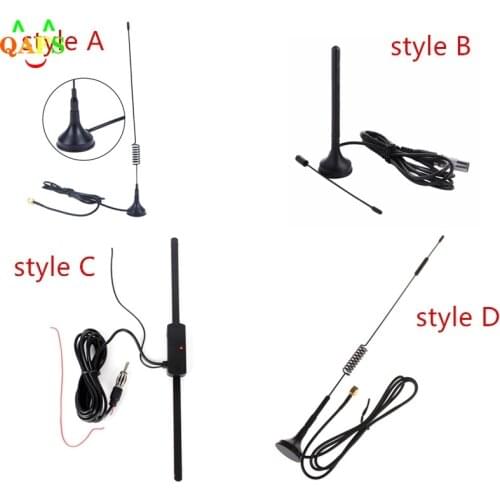 1pc 28cm Universal Car Aerial Antenna Windshield Electric Radio 12V FM/AM Automatic Aerial 30dBi Indoor Gain Digital DVB-T/FM