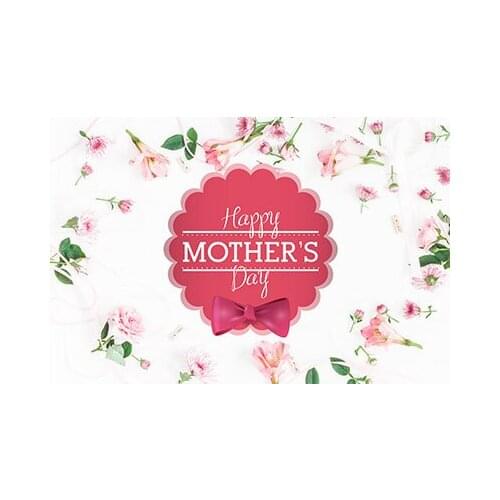 VinylBDS 10x10ft Happy Mother 's Day Photography Backdrops Mothers Day Photography Backdrop Flower Photo Background Romantic