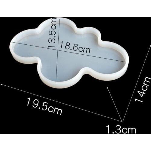 1 Piece Silicone Mold DIY Handmade Epoxy Resin Decoration Jewelry Making Cloud Shape S/L epoxy resin molds for jewelry