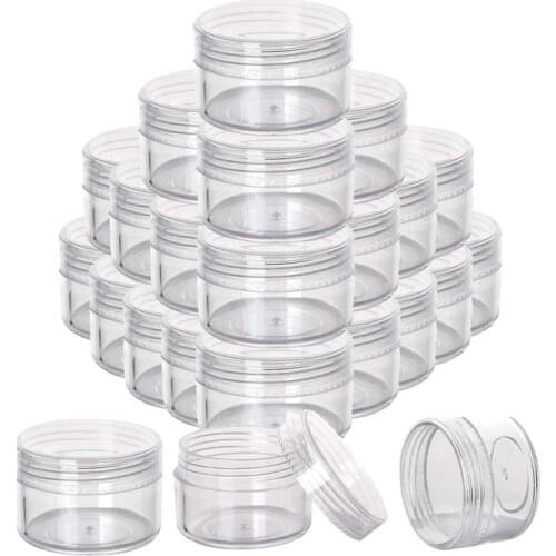 100pcs 10g cream jar lipstick box plastic cosmetic box nail art jewelry storage box portable beauty tool