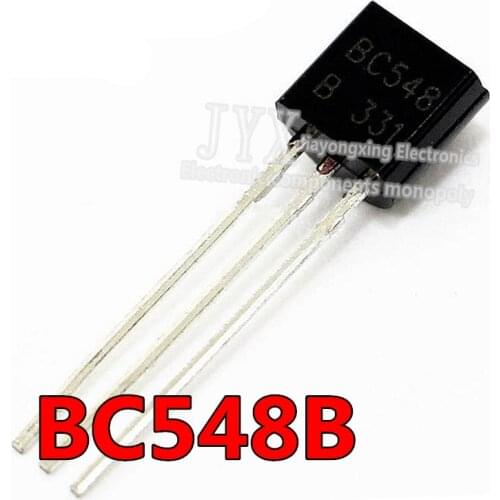 100PCS BC548B TO-92 BC548 TO92 548B new triode transistor