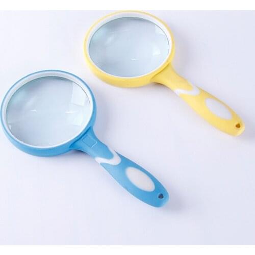 10X 90mm Lens Pocket Toys Educational Handheld Insects Viewer Magnifier Magnifying Glass Reading Glasses for Children Students