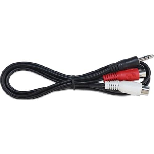 3.5mm Jack Stereo 1 Male To 2 RCA Plug Female Adapter Splitter RCA Adapter Connector 3.5mm Cable