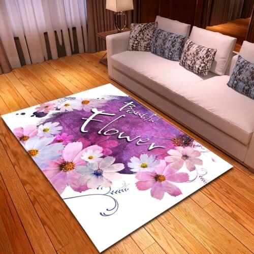 3D Fresh Flower Sunflower Carpet For livingroom and bedroom area rugs Home Decoration kids room play rug Hallway customized