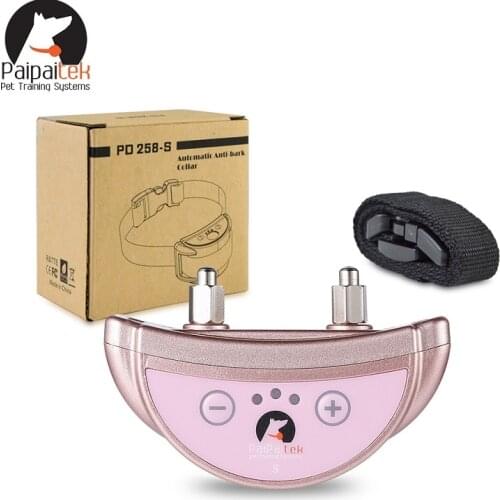 Dog Bark Stop Shock Collar Automatic Barking Collar Update Anti Bark Collar for Small Medium Dog with Sound and Shock