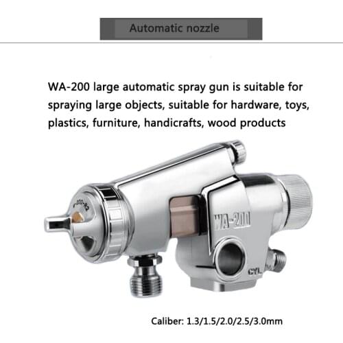 Automatic gun reciprocating machine nozzle line spray gun WA-200 leather glue automatic spray gun 1.3/1.5/2.0/2.5/3.0mm