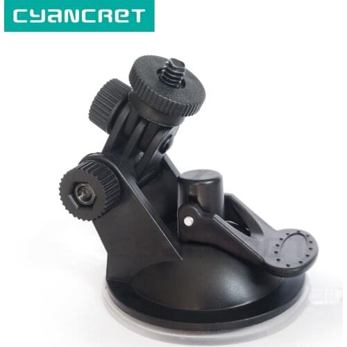 Car TV Stand Suction Cup Bracket Mount with 6.35mm 1/4 inch Screw for Portable TV Driving Recorder Monitor