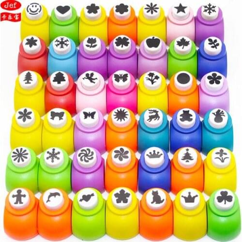 Free Ship 10pcs/lot Medium 15MM Mixed Mini DIY Paper Shapper Hole Punch Craft Punch Scrapbook in Retail Package Promotion Gift