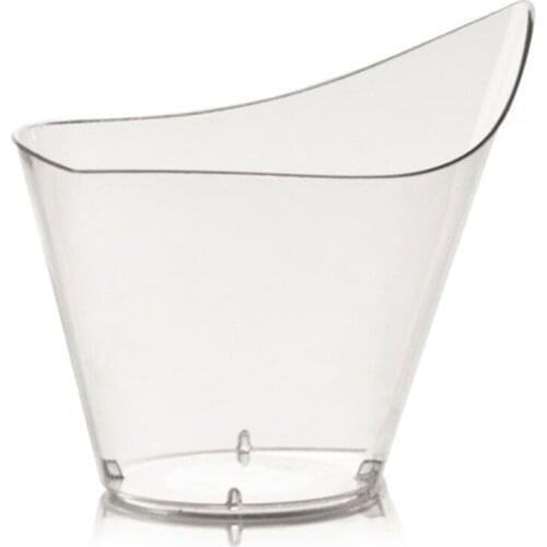 Free Shipping Party Wedding Festival Supplies Disposable Plastic Tableware,110*62mm/200ml Transparent Drop Cup, 50/Pack