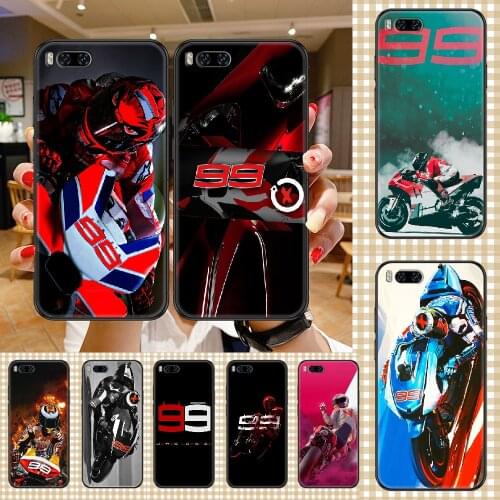 Jorge Lorenzo Moto Gp 99 Phone case For Xiaomi Mi Max Note 3 A2 A3 8 9 9T 10 Lite Pro Ultra black 3D back tpu bumper trend funda