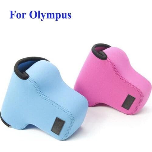 Neoprene Camera Bag For OLYMPUS OM-D EM-1 EM1II EM5 EM5 Mark2 12-50mm 12-40mm lens portable Camera Case protector Cover Pouch