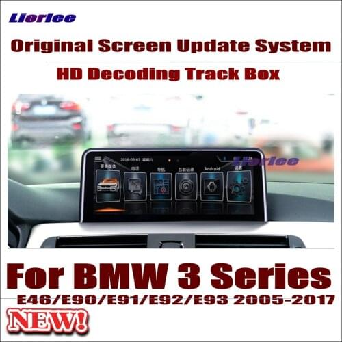 Original Car Screen Update Decoder For BMW 3 E46/E90/E91/E92/E93 NBT EVO CIC Parking Rear view Camera Carplay Adapter Cable