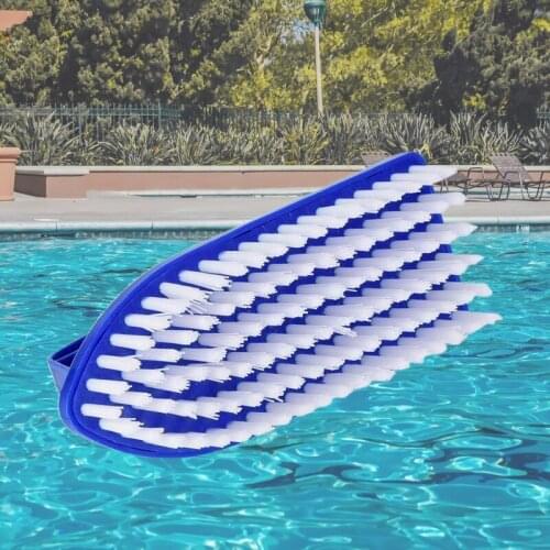 Cleaning Brush Pool Step 180 Degree Rotation Handle for Above Ground and Inground Swimming Pools Floor/ Kitchen M17E