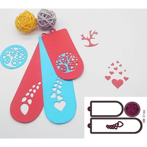 Scrapbooks, card bookmarks, process labels, metal tools for etching templates, new