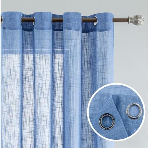 Topfinel Cotton Curtains For Windows
