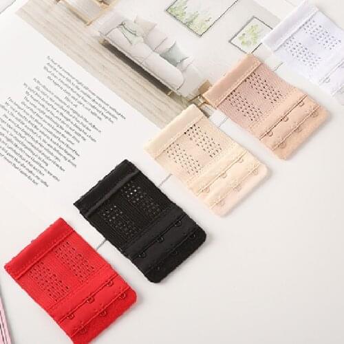 2/3/4 Hooks 2 Rows Bra Buckle Extenders Strap Extension 1PC 5 colors Straps Bra Strap Extender Women Intimates Accessories