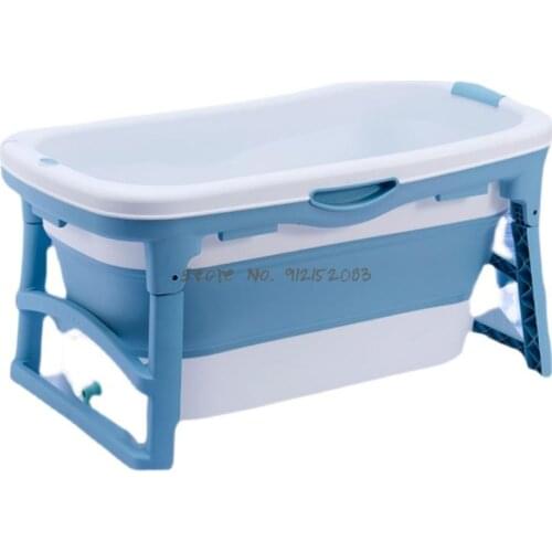 Bath Bucket Adult Foldable Bathtub Bath Bucket Adult Bath Basin Whole Body Sweat Large Children Bath Basin Household