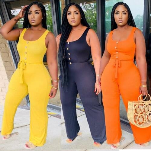 Elegant Women Long Rompers Summer Sexy Sleeveless Jumpsuits Straps Wide Leg Playsuits Casual Solid V-neck Overalls