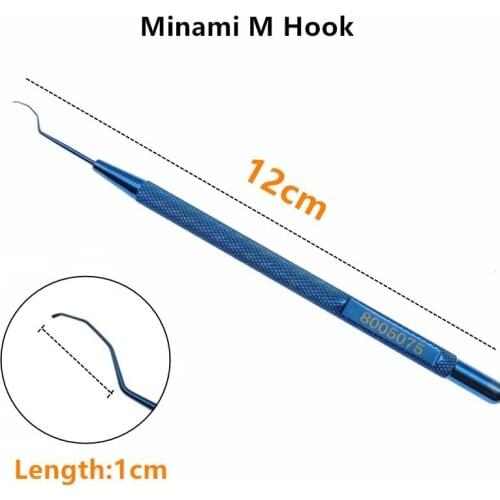 1pcs Titanium Minami M-Hook chopper chopper splitter ophthalmic surgical instruments
