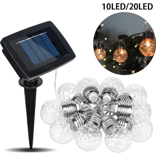 3.8/6M 10/20 Lights LED Solar/USB/Battery Light String Pineapple Ball Shape Garden Festival Wedding Christmas Decorative Light