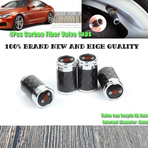 4Pcs 100% New Carbon Fiber Black Car Tire Wheel Valve Covers for A1 A2 A3 A4 A5 A6 A7 A8 Q1 for F15 E91 E92 E93 F02 E63