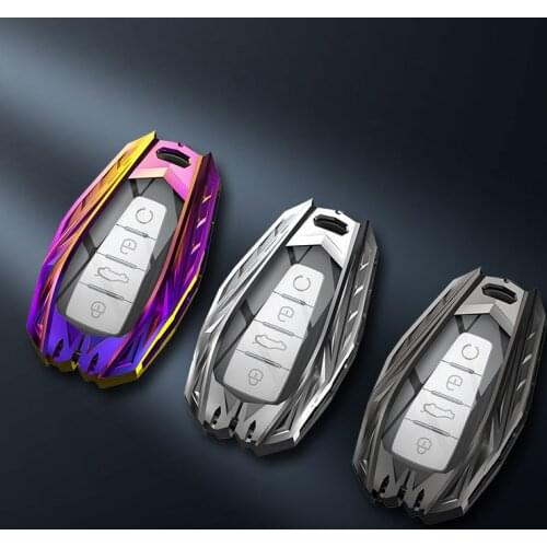 Mecha Car Remote Key Case Cover For Geely 2019-2020 Coolray Atlas Boyue NL3 Emgrand X7 EX7 SUV GT GC9 Borui Car Accessories