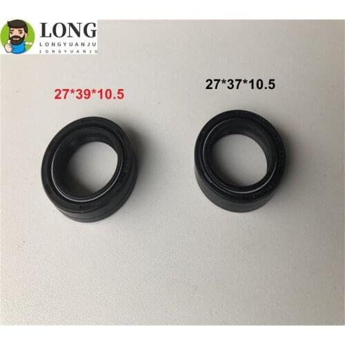 Motorcycle front fork damper shock absorber oil seal 27*37*10.5 mm 27x39x10.5mm for Honda 125cc CG 125 CG125 CB125 ZJ125 TB110