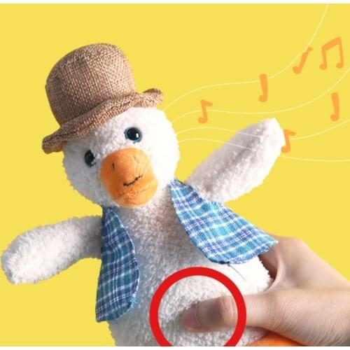 Kids Talking Toy Duck Repeat What You Say Plush Toys Girls Electric Stuffed Doll U7EE