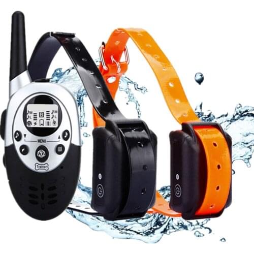 Electric Dog Training Collar 1000m Pet Remote Control Waterproof Rechargeable Shock Vibration Collar Trainer Device Pet Supplies