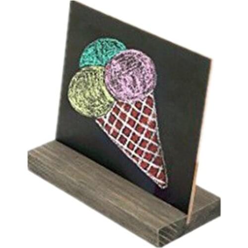 Horizontal/vertical Chalkboard Hand Held Table Menu Blackboard Specials Single-sided Chalkboard Display Wood For Wedding Party