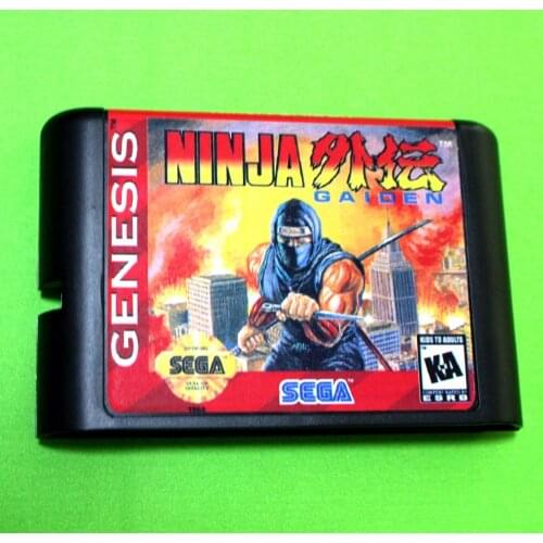 Ninja Gaiden Game Cartridge 16 bit MD Game Card For Sega Mega Drive For Genesis