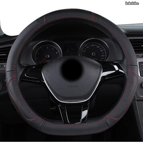 KOKOLOLEE Leather Car Steering Wheel Cover For BMWs Mini F60 F56 F55 F54 R52 Coopers Clubman Cabrio Countryman