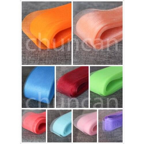 1'' Soft Horses Mane Braid Polyester Plain Crin Veiling Braid For Women Dance Dress Sewing 100yard/lot