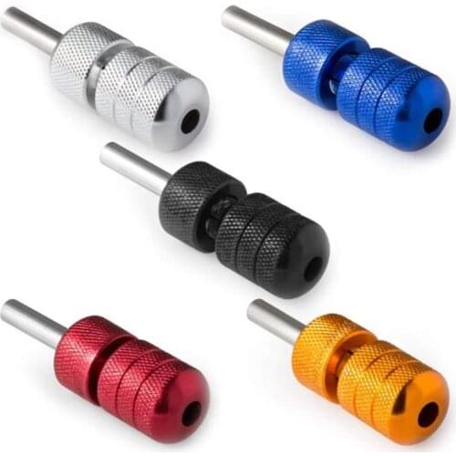 Multicolor 25mm 5pcs Auto-Lock Aluminum Alloy Tattoo Machine Grip with Tube Supply -- TSBA006A5P