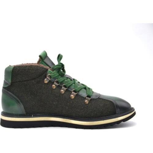 Mens Casual Boots Winter Men Casual Boots Leather Boots Daily Shoes