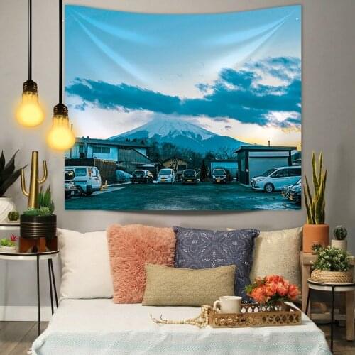 New Street Painting Wall Hanging Home Decor Tapestry Living Room Cloth Bedroom Blanket Wall Carpet Gift Custom Pattern Tapestry
