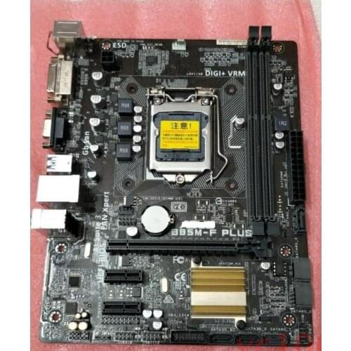 Original motherboard ASUS B85M-F PLUS LGA 1150 DDR316GB USB2.0 USB3.0 SATA III B85 Desktop motherboard Free shipping