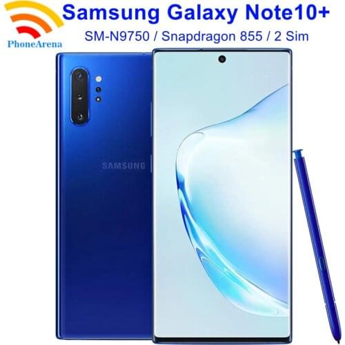 Original Samsung Galaxy Note10 Plus Note10+ N9750 【98% Almost New】Dual Sim Mobile Phone 6.8" 256GB ROM 12GB RAM NFC 4G LTE