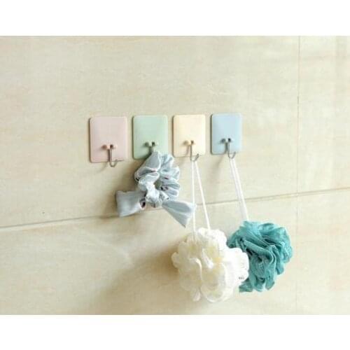 Party Favors Hot Creative plain nail-free glue hook kitchen paste hook bathroom wall door multi-purpose hook
