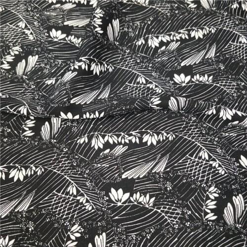 Holiday Dress chiffon soft crepe DIY fabric not see through breathable qualified dress fabric