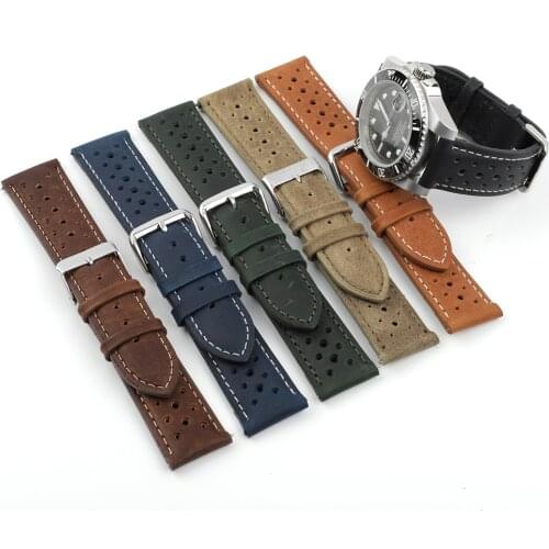 New Onthelevel Genuine Leather Watch strap 18mm 20mm 22mm 24mm replacement wristband comfortable breathable quick release