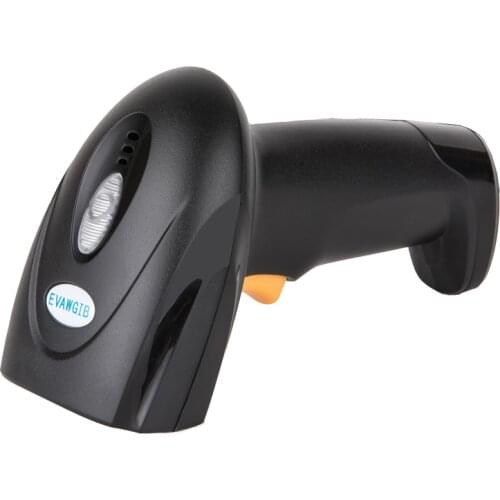 Cheapest 1d Laser wired warehouse Chinese barcode reader USB interface handheld barcode scanner gun EVAWGIB for supermarket